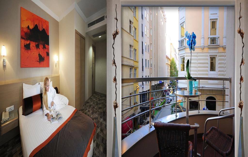 Sv Business Hotel Taksim Istambul Exterior foto