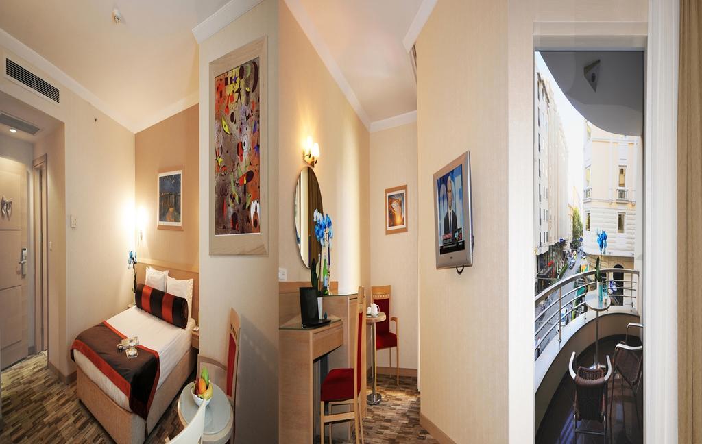 Sv Business Hotel Taksim Istambul Exterior foto